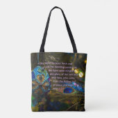 Tote Bag Verset de la Bible Bleue Victorienne (Dos)
