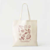 Tote Bag Verset de la Bible coquillage (Devant)