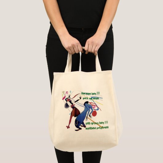 Tote Bag vert (Devant (produit))