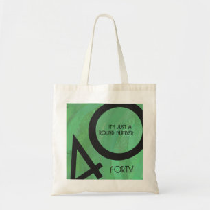 Tote Bag Vert 40 Décennie Anniversaire