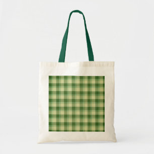 Tote Bag Vert à carreaux Saint Patrick
