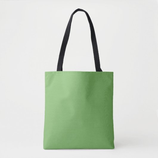 Tote Bag Vert bourgeon (couleur solide) (Devant)