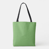 Tote Bag Vert bourgeon (couleur solide) (Dos)