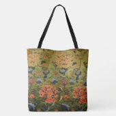 Tote Bag Vert brocade chinois (Dos)