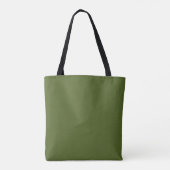 Tote Bag Vert camo (couleur solide) (Dos)