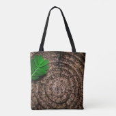 Tote Bag vert de souche Abstraite (Dos)