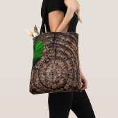 Tote Bag vert de souche Abstraite (De près)