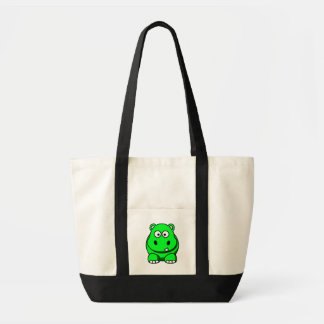 Tote Bag Vert d'hippopotame