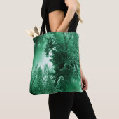 Tote Bag Vert d'hiver… (De près)