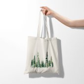 Tote Bag Vert Forêt de Pins