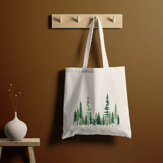 Tote Bag Vert Forêt de Pins
