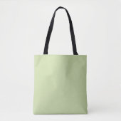 Tote Bag Vert mousse pâle solide par collections Premium (Devant)