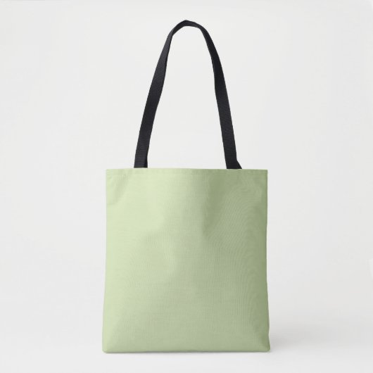 Tote Bag Vert mousse pâle solide par collections Premium (Devant)