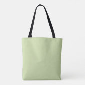 Tote Bag Vert mousse pâle solide par collections Premium (Dos)