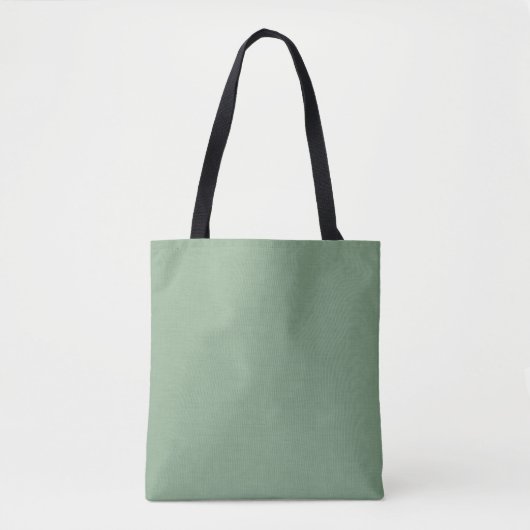 Tote Bag Vert muet texturé. (Devant)