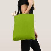 Tote Bag Vert pomme (couleur unie) (De près)