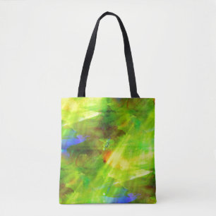 Tote Bag vert sans couture abstrait d'arrière - plan de