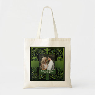 Tote Bag Vert traditionnel irlandais celtique