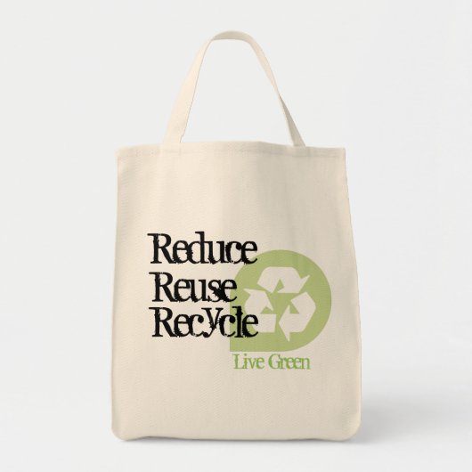 Tote Bag Vert vivant (Devant)