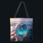 Tote Bag Very beautiful romantic heart picture<br><div class="desc">Very beautiful wedding picture for all people in love. Ideal picture for implic,  wedding ou other occasion. Contenu génératif. Beautiful picture for people who want to get married Beautiful image with a heart.</div>