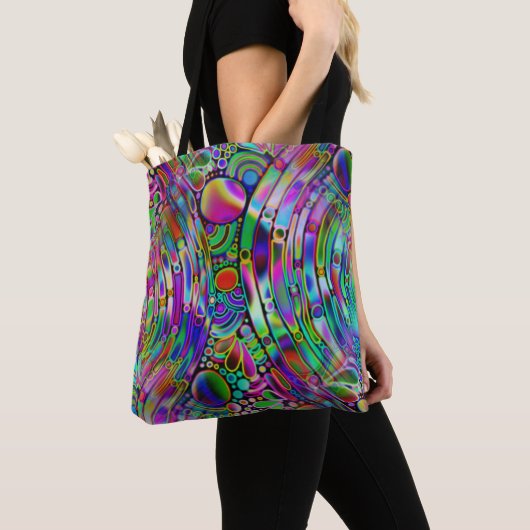 Tote Bag Very colorfully abstract forms art 1 (De près)