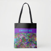 Tote Bag Very colorfully abstract forms art 1 (Devant)