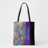 Tote Bag Very colorfully abstract forms art 1 (Devant)