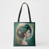Tote Bag "Vesendra" - Beauté sculptée, Muse éternelle (Devant)