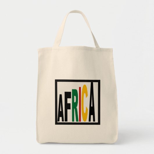 Tote Bag Veste d'alimentation AFRIQUE (Devant)
