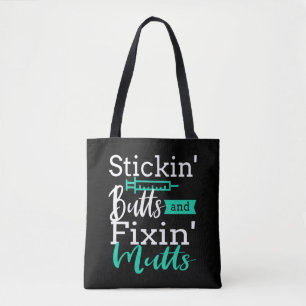 Tote Bag Vet Tech Vétérinaire Technicien vétérinaire Fu