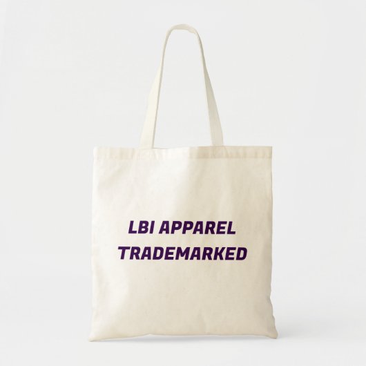 TOTE BAG VÊTEMENTS LBI MARQUE DÉPOSÉE (Devant)