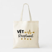 Tote Bag Vétérinaire vétérinaire réceptionniste Animal vété (Dos)
