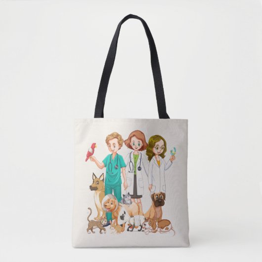 Tote Bag Veterinarian People (Devant)