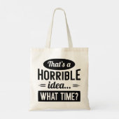 Tote Bag Veuillez tenir (Dos)