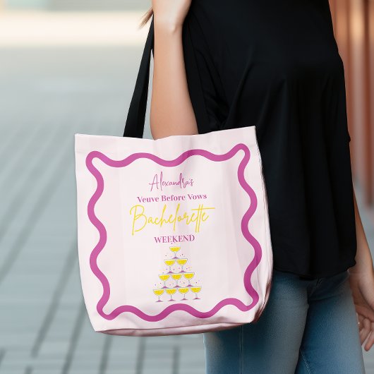 Tote Bag Veuve avant les Voeux Weekend Bachelorette