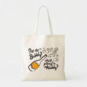 Tote Bag Veuve avant vaches : Champagne Bachelorette