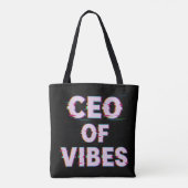 Tote Bag VIBE CEO PROTOCOL - Reality Glitch (Instant Aura U (Dos)