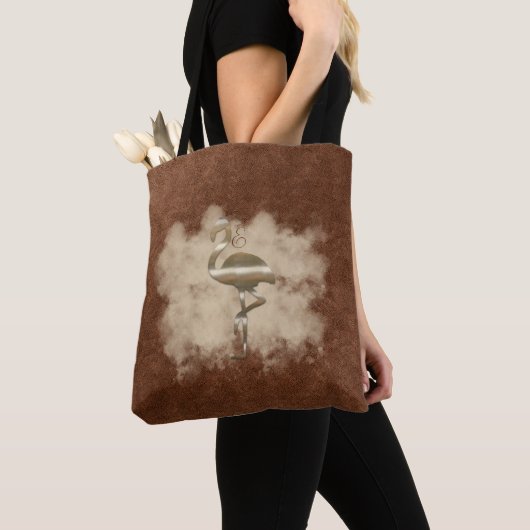 Tote Bag Vibe de vacances Gold Retro (De près)