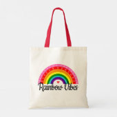 Tote Bag Vibes arc-en-ciel (Dos)