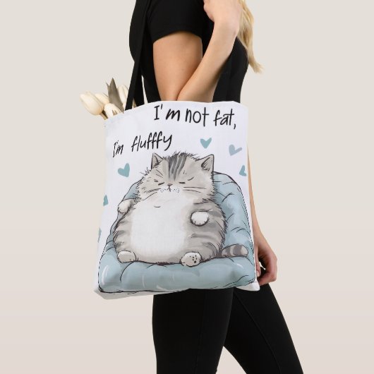 Tote Bag Vibes Chubby Chat Chill (De près)