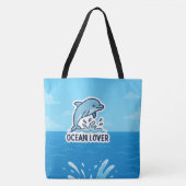 Tote Bag Vibes dauphins (Devant)