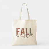 Tote Bag Vibes d'automne arc-en-ciel (Dos)
