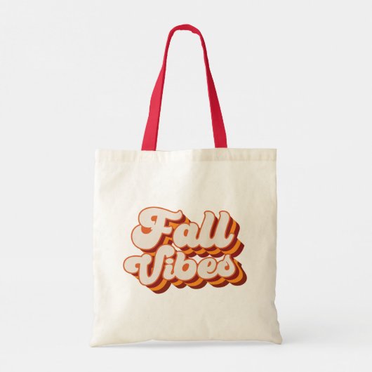 Tote Bag Vibes d'automne rétro (Dos)