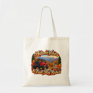 Tote Bag Vibes d'Automne Rouge