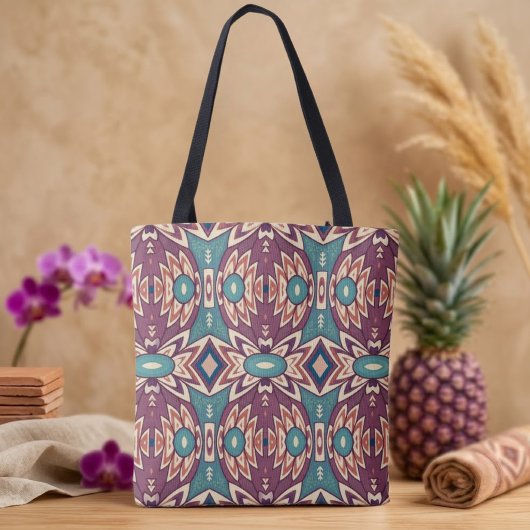 Tote Bag Vibes de l'ananas pourpre