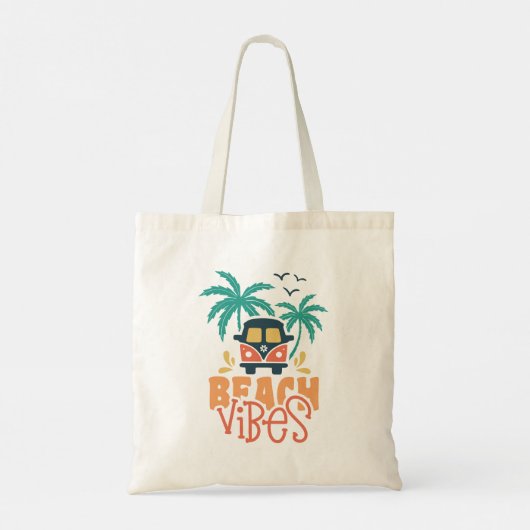 Tote Bag Vibes de plage d'été (Dos)
