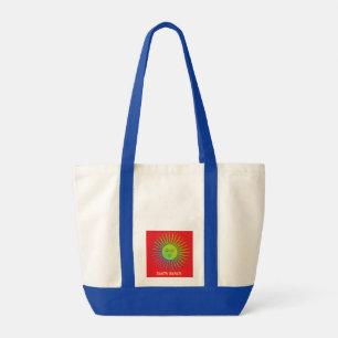 Tote Bag Vibes de plage Fourre-tout avec nom personnalisé e