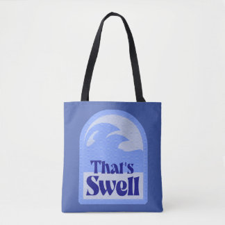Tote Bag Vibes de Surf rétro de vague de neige épopée