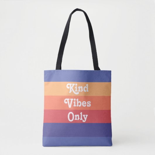 Tote Bag Vibes de type Rétro uniquement (Devant)