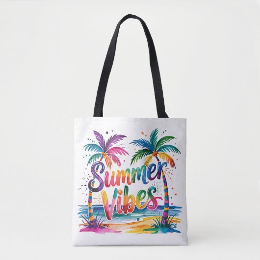 Tote Bag Vibes d'été (Devant)